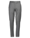 Emporio Armani Man Pants Lead Size 32 Virgin Wool, Cashmere, Elastane In Grey