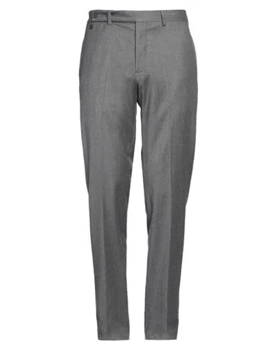 Emporio Armani Man Pants Lead Size 32 Virgin Wool, Cashmere, Elastane In Grey
