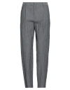 Emporio Armani Man Pants Lead Size 34 Cotton, Elastane In Grey