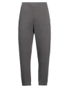 Emporio Armani Man Pants Lead Size L Cotton, Polyester In Grey