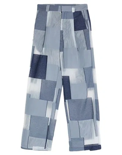 Emporio Armani Man Pants Light Blue Size 34 Cotton, Polyamide, Polyester
