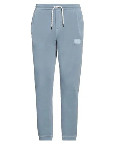 Emporio Armani Man Pants Light Blue Size M Cotton, Polyester, Elastane In Blue