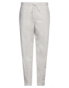 Emporio Armani Man Pants Light Grey Size 30 Cotton, Polyester In Grey