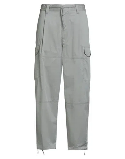 Emporio Armani Man Pants Light Grey Size 36 Cotton, Polyamide, Elastane In Gray