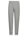 Emporio Armani Man Pants Light Grey Size 42 Linen In Grey