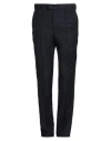 Emporio Armani Man Pants Midnight Blue Size 40 Virgin Wool, Elastane In Black