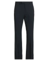 Emporio Armani Man Pants Midnight Blue Size 42 Virgin Wool, Elastane In Blue