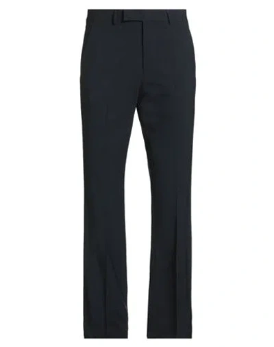 Emporio Armani Man Pants Midnight Blue Size 42 Virgin Wool, Elastane
