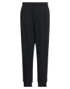 Emporio Armani Man Pants Midnight Blue Size L Cotton, Polyester, Elastane In Black