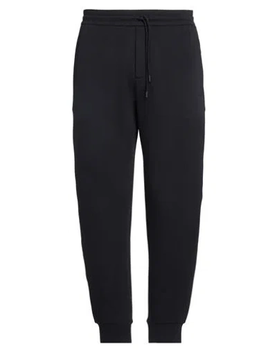 Emporio Armani Man Pants Midnight Blue Size M Cotton, Polyester, Elastane In Blue