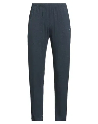 Emporio Armani Man Pants Midnight Blue Size M Viscose, Polyester, Elastane