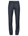 Emporio Armani Man Pants Navy Size 30 Virgin Wool, Lyocell In Navy Blue