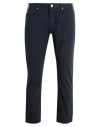 Emporio Armani Man Pants Navy Size 31 Cotton, Elastane In Navy Blue
