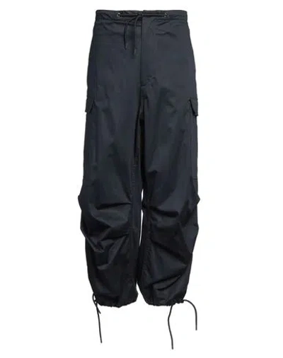 Emporio Armani Man Pants Navy Size 34 Cotton, Elastane