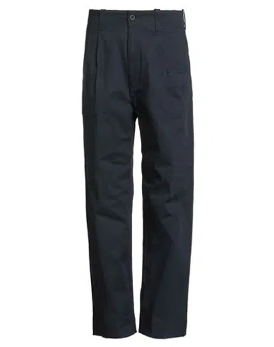 Emporio Armani Man Pants Navy Size 38 Cotton, Elastane In Black