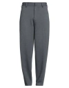 Emporio Armani Man Pants Navy Size 38 Polyester, Viscose, Elastane In Gray