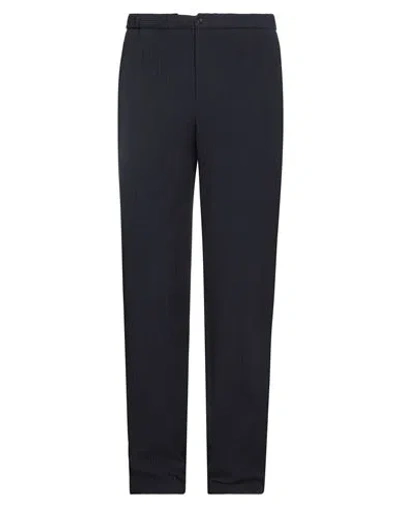 Emporio Armani Man Pants Navy Size 40 Viscose, Polyamide, Cotton, Elastane In Navy Blue