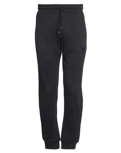 Emporio Armani Man Pants Navy Size L Cotton, Elastane