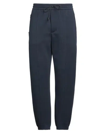 Emporio Armani Man Pants Navy Size S Modal In Blue