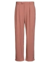 Emporio Armani Man Pants Rust Size 36 Virgin Wool, Elastane In Pink
