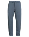 Emporio Armani Man Pants Slate Blue Size L Cotton, Elastane In Black