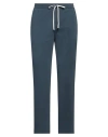 Emporio Armani Man Pants Slate Blue Size L Cotton, Polyester, Elastane In Blue