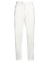 Emporio Armani Man Pants White Size 32 Cotton, Elastomultiester