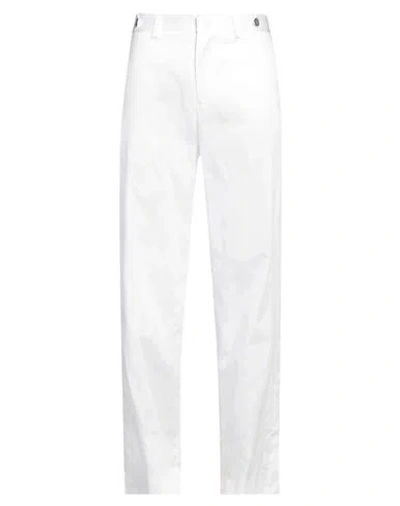 Emporio Armani Man Pants White Size 34 Cotton