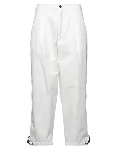 Emporio Armani Man Pants White Size 36 Cotton