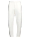 Emporio Armani Man Pants White Size L Cotton, Polyester