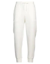 Emporio Armani Man Pants White Size S Cotton, Polyester, Elastane