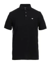 Emporio Armani Piqu Olo Shirt With Micro Eagle
