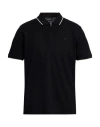 Emporio Armani Man Polo Shirt Black Size M Cotton