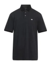 Emporio Armani Man Polo Shirt Charcoal Size Xs Cotton In Grey
