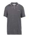 Emporio Armani Man Polo Shirt Grey Size Xxxl Cotton