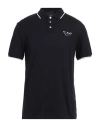 Emporio Armani Man Polo Shirt Midnight Blue Size M Cotton