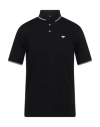Emporio Armani Man Polo Shirt Midnight Blue Size L Cotton
