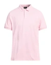 Emporio Armani Man Polo Shirt Pink Size Xs Cotton