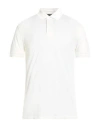 Emporio Armani Man Polo Shirt White Size L Cotton In Black