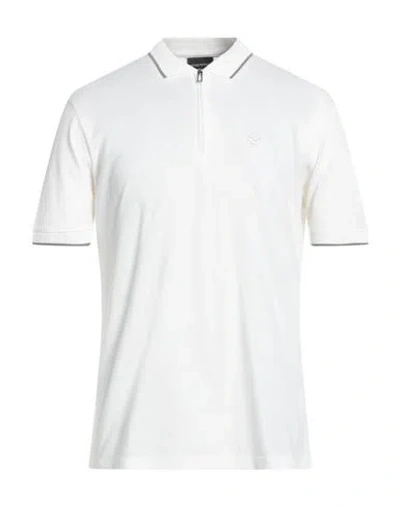 Emporio Armani Man Polo Shirt White Size M Cotton