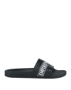 Emporio Armani Man Sandals Black Size 11 Pvc - Polyvinyl Chloride, Polyurethane