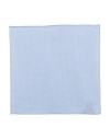 Emporio Armani Man Scarf Azure Size - Lyocell, Virgin Wool In Blue