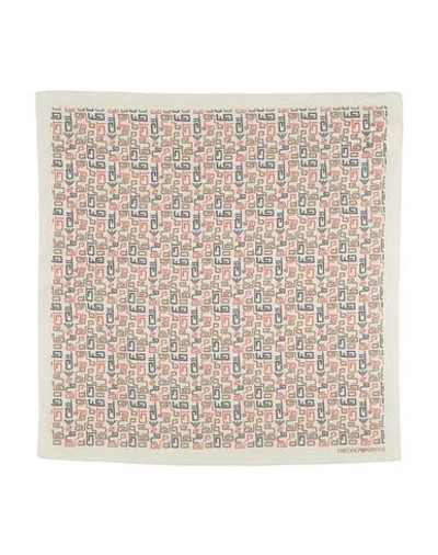 Emporio Armani Man Scarf Beige Size - Cotton