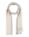 Emporio Armani Man Scarf Beige Size - Cotton, Silk In Beige