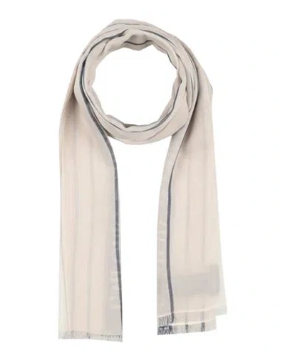 Emporio Armani Man Scarf Beige Size - Cotton, Silk