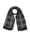 Emporio Armani Man Scarf Black Size - Acrylic, Synthetic Fibers, Modal, Wool, Alpaca Wool In Black