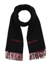 Emporio Armani Man Scarf Black Size - Cashmere In Black