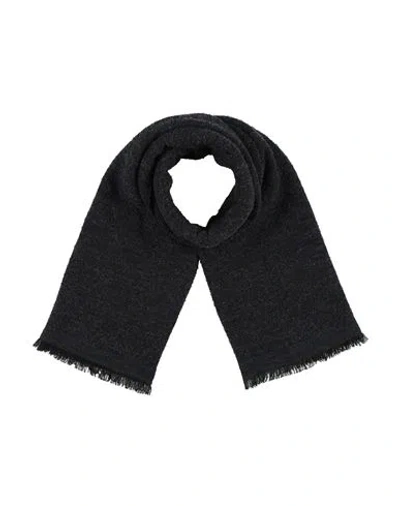 Emporio Armani Man Scarf Black Size - Modal, Wool, Polyamide, Polyester, Viscose