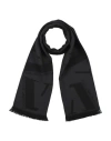 Emporio Armani Man Scarf Black Size - Wool In Black
