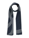 Emporio Armani Man Scarf Blue Size - Cotton, Modal, Silk